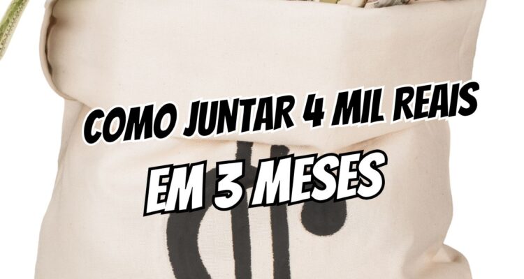 Como Juntar R$ 4.000 em 3 Meses